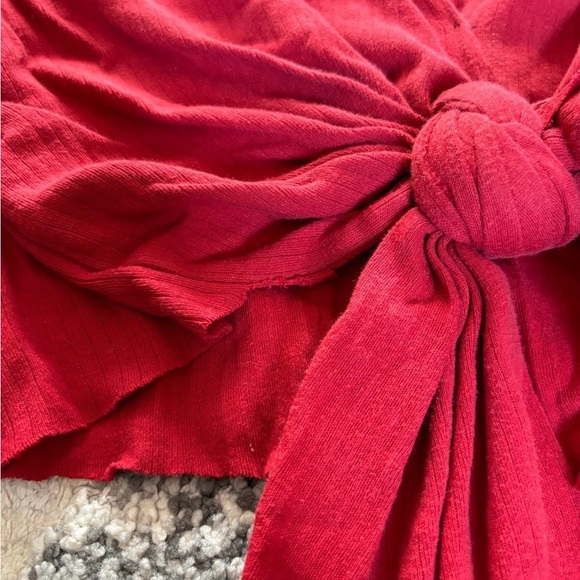 Red Crop Top - Picture 3 of 4